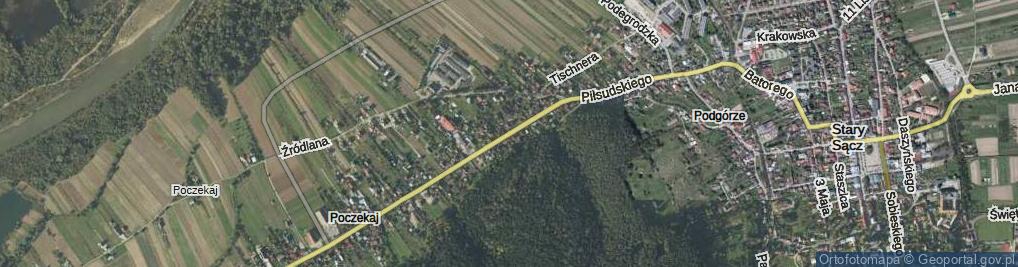 Zdjęcie satelitarne Piłsudskiego Józefa, marsz. ul.